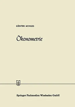 E-Book (pdf) Ökonometrie von Günter Menges