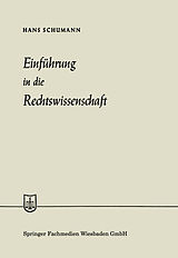 E-Book (pdf) Einführung in die Rechtswissenschaft von Hans Schumann