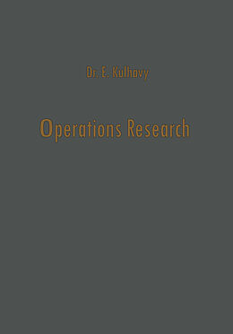 Kartonierter Einband Operations Research von Ernest Kulhavy