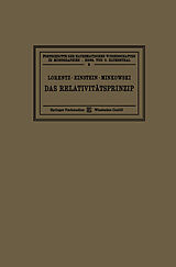 Kartonierter Einband Das Relativitätsprinzip von Hendrik Antoon Lorentz, Albert Einstein, Hermann Minkowski