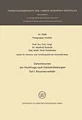 E-Book (pdf) Determinanten der Nachfrage nach Verkehrsleistungen von Fritz Voigt