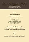 E-Book (pdf) Untersuchung über Betriebszustand und Wirtschaftlichkeit von Omnibustypen im Linienbetrieb städtischer Nahverkehrs-Unternehmen von Gerd Steierwald