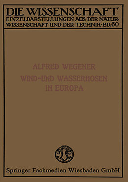 Kartonierter Einband Wind- und Wasserhosen in Europa von Alfred Wegener