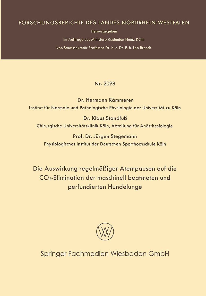 Die Auswirkung regelmäßiger Atempausen auf die CO2-Elimination der maschinell beatmeten und perfundierten Hundelunge