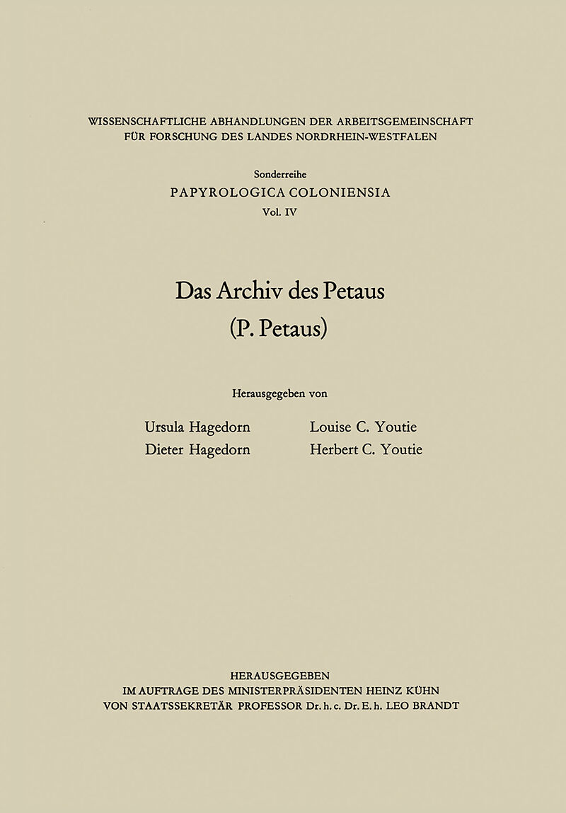 Das Archiv des Petaus