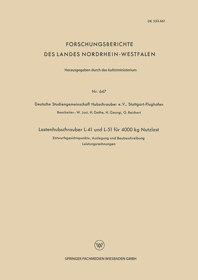 Lastenhubschrauber L-41 und L-51 für 4000 kg Nutzlast
