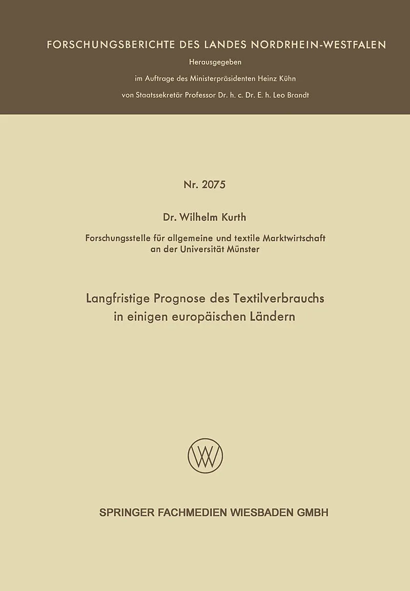 Langfristige Prognose des Textilverbrauchs in einigen europäischen Ländern