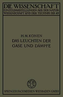 E-Book (pdf) Das Leuchten der Gase und Dämpfe von Heinrich Konen