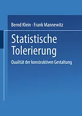 E-Book (pdf) Statistische Tolerierung von Bernd Klein, Frank Mannewitz