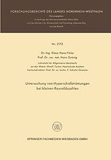 E-Book (pdf) Untersuchung von Hyperschallströmungen bei kleinen Reynoldszahlen von Klaus Hans Finke