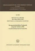 E-Book (pdf) Die gesamtwirtschaftliche Problematik steigender Verkehrsunfälle von Fritz Voigt, Ekkehart Helms