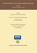 E-Book (pdf) Das Haupt des Thomas Morus in der St. Dunstan-Kirche zu Canterbury von Hubertus Schulte Herbrüggen