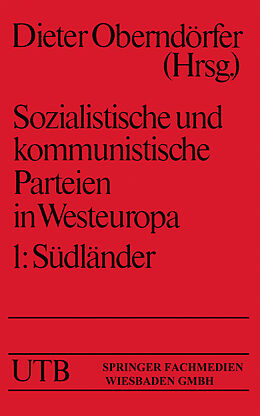 E-Book (pdf) Sozialistische und kommunistische Parteien in Westeuropa von Dieter Oberndörfer