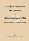 E-Book (pdf) Elektrophysiologische Untersuchungen zur Analysierung der Bildung von Assoziationen und Gedächtnisspuren in Gehirn und Rückenmark. Akute und chronische Giftwirkungen sauerstoffhaltiger Lösungsmittel von Bernhard Rensch