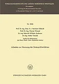 E-Book (pdf) Arbeiten zur Normung der Sinterprüfverfahren von Hermann Rudolf Schenck, Werner Wenzel, Heinrich-Wilhelm Gudenau