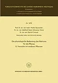 E-Book (pdf) Die physiologische Bedeutung des Natriums für die Pflanze von Walter Baumeister, Lothar Schmidt