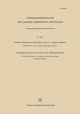 E-Book (pdf) Lastenhubschrauber L-41 und L-51 für 4000 kg Nutzlast von W. Just, H. Dathe, H. Georgi