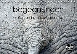 Kalender begegnungen - elefanten im südlichen afrika (Tischkalender immerwährend DIN A5 quer) von k.A. rsiemer
