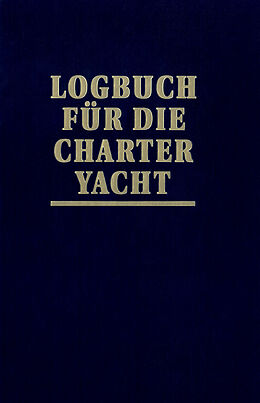 Fester Einband Logbuch für die Charter-Yacht von Joachim Schult