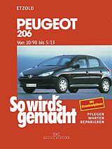 E-Book (pdf) Peugeot 206 von 10/98 bis 5/13 von Rüdiger Etzold