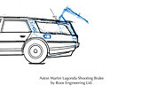 Fester Einband Aston Martin Lagonda Shooting Brake by Roos Engineering Ltd. von Peter Ruch
