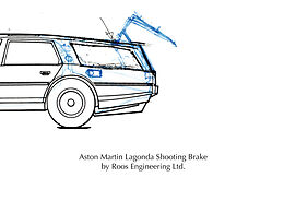 Fester Einband Aston Martin Lagonda Shooting Brake by Roos Engineering Ltd. von Peter Ruch