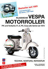 Kartonierter Einband Klassische Vespa Motorroller von Hans J. Schneider