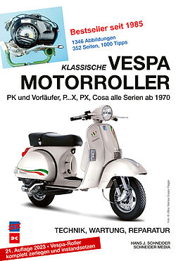 Paperback Klassische Vespa Motorroller von Hans J. Schneider