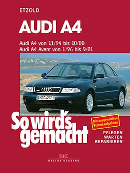 E-Book (pdf) Audi A4 von 11/94-10/00, Avant von 1/96-9/01 von Rüdiger Etzold