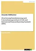 E-Book (epub) Zwischenergebniseliminierung nach Unternehmensgesetzbuch (UGB) und International Financial Reporting Standards (IFRS) von Alexander Moßhammer