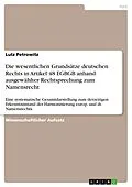 E-Book (epub) Die wesentlichen Grundsätze deutschen Rechts in Artikel 48 EGBGB anhand ausgewählter Rechtsprechung zum Namensrecht von Lutz Petrowitz