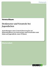 E-Book (pdf) Denkmuster und Vorurteile bei Jugendlichen von Verena Blaum