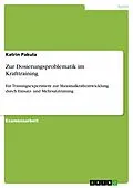 E-Book (pdf) Zur Dosierungsproblematik im Krafttraining von Katrin Pakula