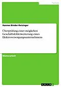 E-Book (epub) Überprüfung einer möglichen Geschäftsfelderweiterung eines Elektroversorgungsunternehmens von Hannes Binder-Reisinger