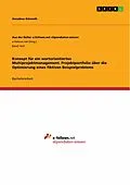 E-Book (pdf) Konzept für ein wertorientiertes Multiprojektmanagement. Projektportfolio über die Optimierung eines fiktiven Beispielproblems von Amadeus Künneth