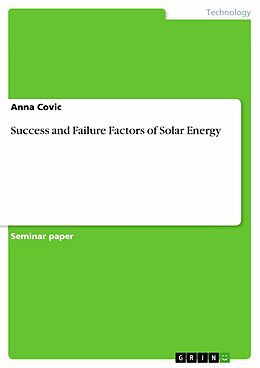eBook (pdf) Success and Failure Factors of Solar Energy de Anna Covic