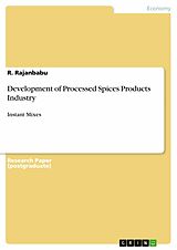 eBook (pdf) Development of Processed Spices Products Industry de R. Rajanbabu