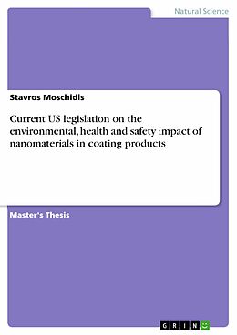 eBook (pdf) Current US legislation on the environmental, health and safety impact of nanomaterials in coating products de Stavros Moschidis