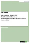 E-Book (pdf) Die Arbeit mit Kindern aus Hochkonfliktfamilien in der Erziehungsberatung. Welche Ansätze haben sich bewährt? von Udo Brünner