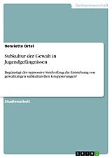 E-Book (pdf) Subkultur der Gewalt in Jugendgefängnissen von Henriette Ortel