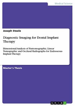 E-Book (pdf) Diagnostic Imaging for Dental Implant Therapy von Joseph Steele