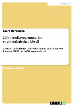 E-Book (pdf) Mikrokreditprogramme. Ein strukturalistisches Rätsel? von Laura Nordmann