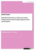 E-Book (epub) Praktikumsbericht zur Hydromechanik. Pumpversuch und Versickerungsversuche am Ewaldsee von Daniel Slowik