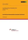 E-Book (pdf) Das Prinzip der Netzneutralität im deutschen und EU-Recht von Anna Lena Füllsack