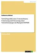 E-Book (epub) Vertriebspolitik eines Unternehmens. Umsetzung und Steuerung einer Vertriebsstrategie im Planspiel TOPSIM von Katharina Michel