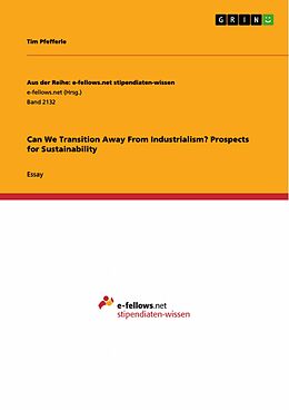 eBook (pdf) Can We Transition Away From Industrialism? Prospects for Sustainability de Tim Pfefferle