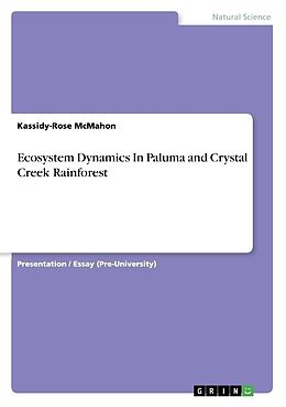 Kartonierter Einband Ecosystem Dynamics In Paluma and Crystal Creek Rainforest von Kassidy-Rose McMahon