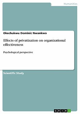 eBook (pdf) Effects of privatization on organizational effectiveness de Okechukwu Dominic Nwankwo