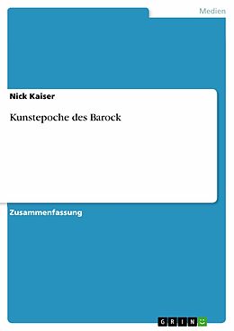 E-Book (pdf) Kunstepoche des Barock von Nick Kaiser