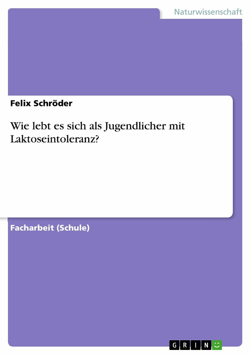 Wie lebt es sich als Jugendlicher mit Laktoseintoleranz?